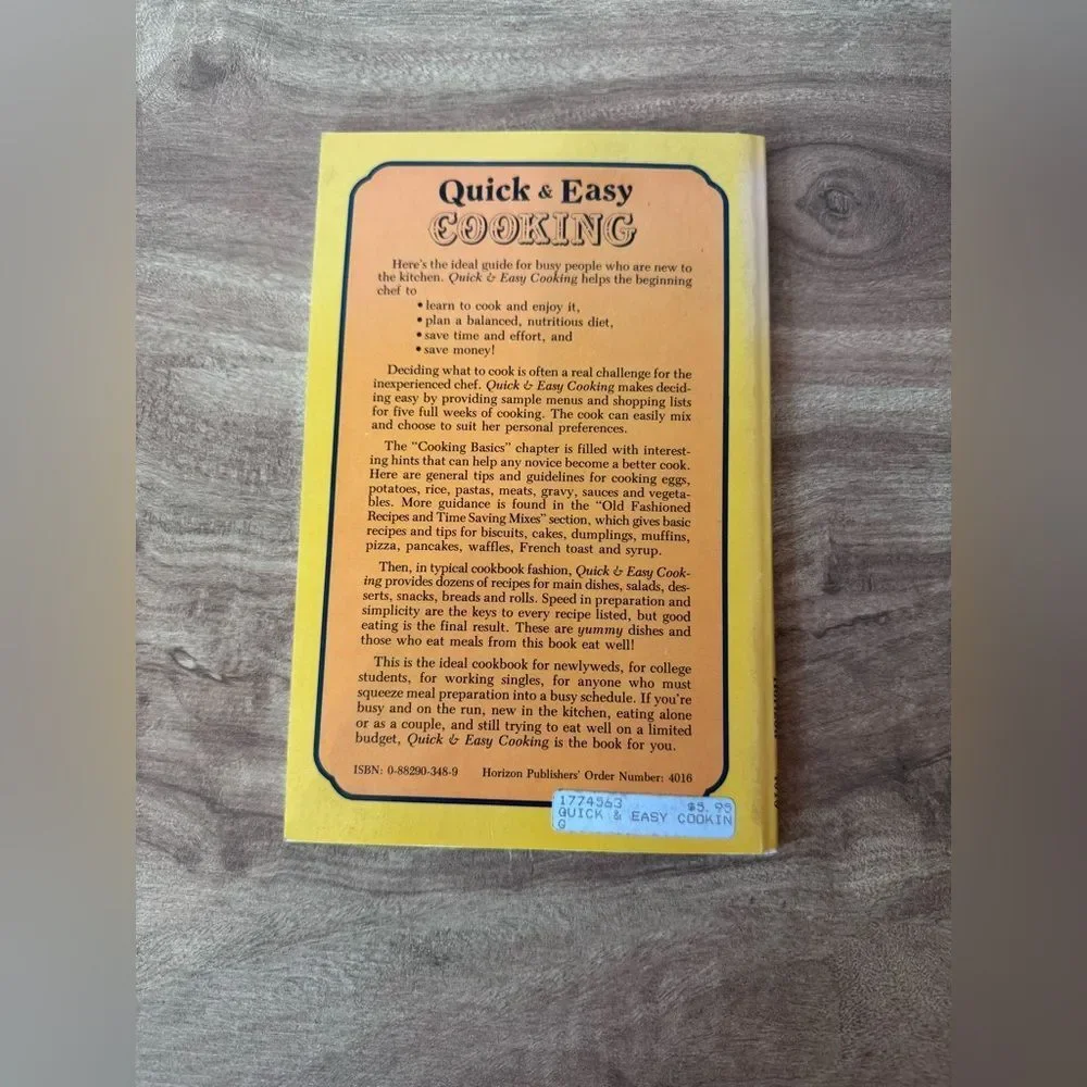 Quick & Easy Cooking Alona S. Perkes A Busy Person’s Guide To Simple